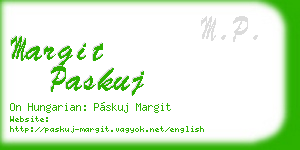 margit paskuj business card