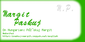 margit paskuj business card